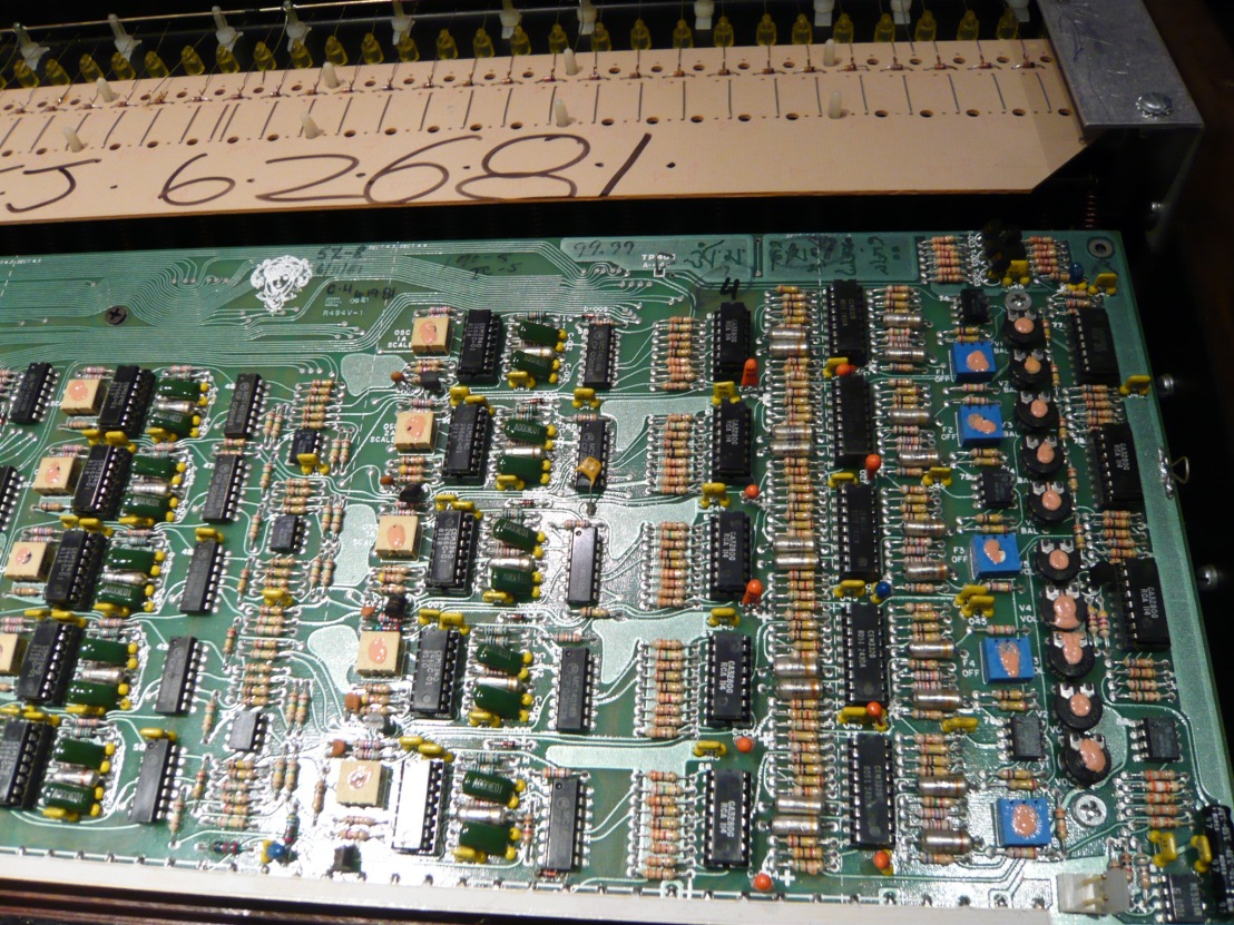 Voice board with Tantalum Capacitors still in place
