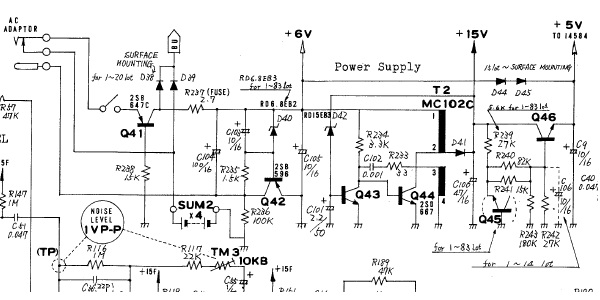 TR606 Power Supply_Schematic
